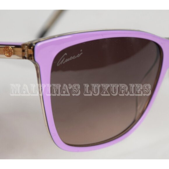 GUCCI SUNGLASSES GG 3640/S 0WX3X LILAC ACETATE INTERLOCKING G LOGO TEMPLES main image 10